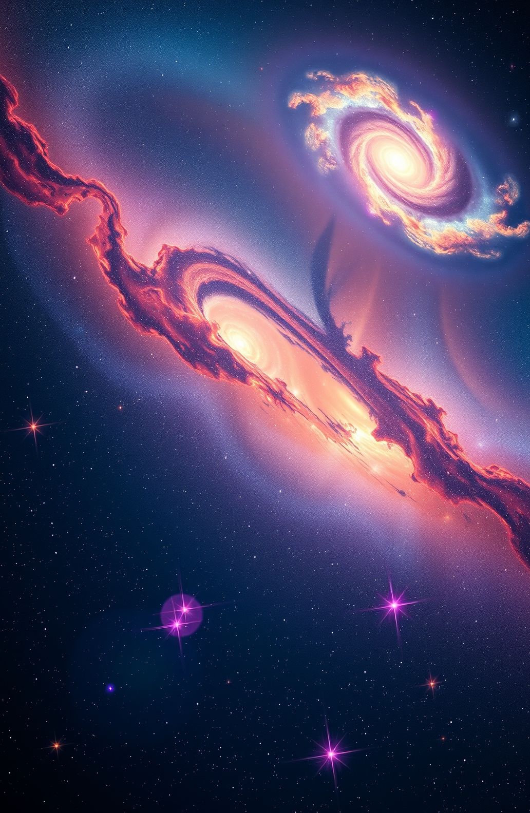 Space Star Background
