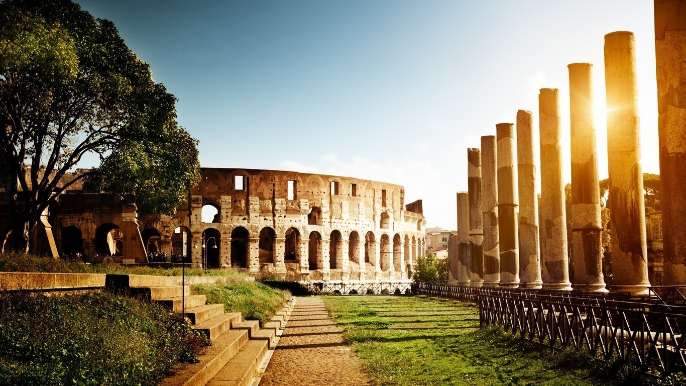 Wallpaper Coliseum Rome Italy