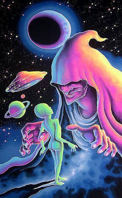 Trippy Alien Wallpaper - WallpaperSafari