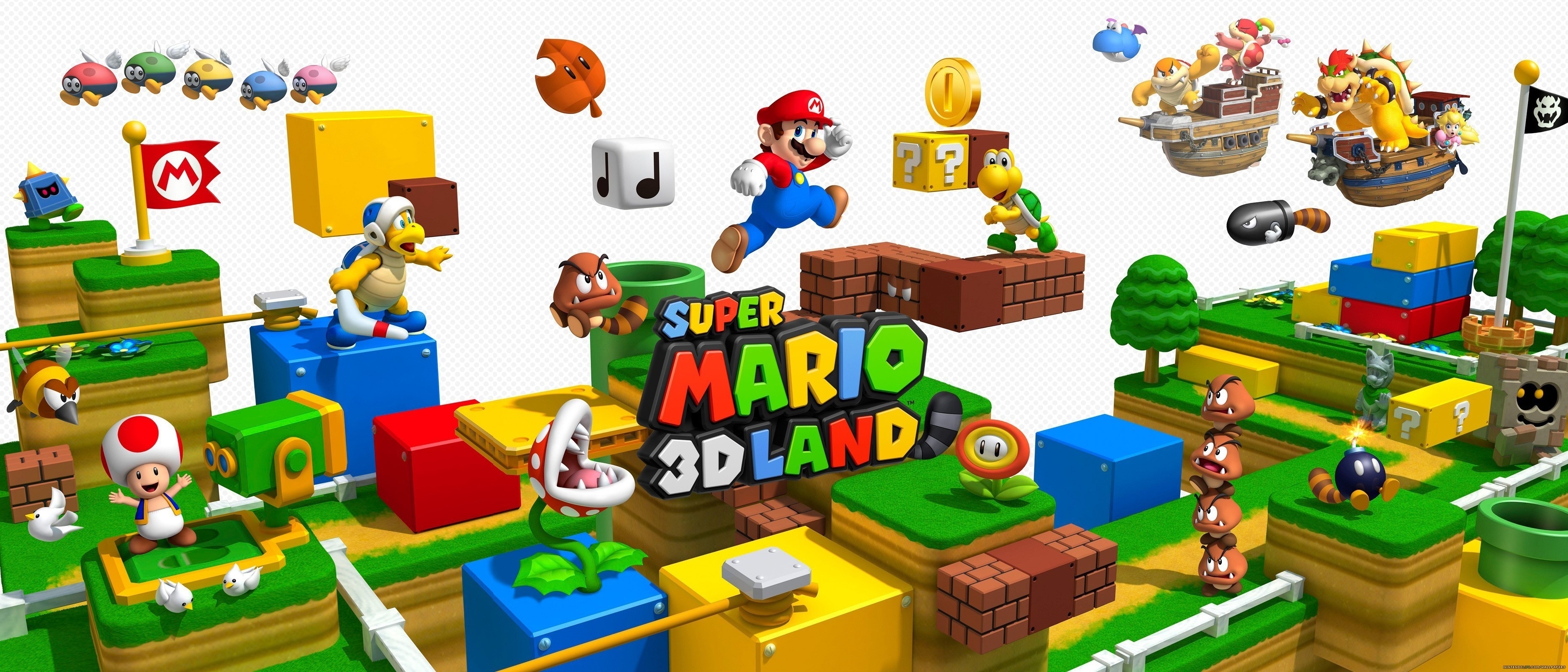 Mario Super Video Nintendo 3ds Game 3d Land Wallpaper