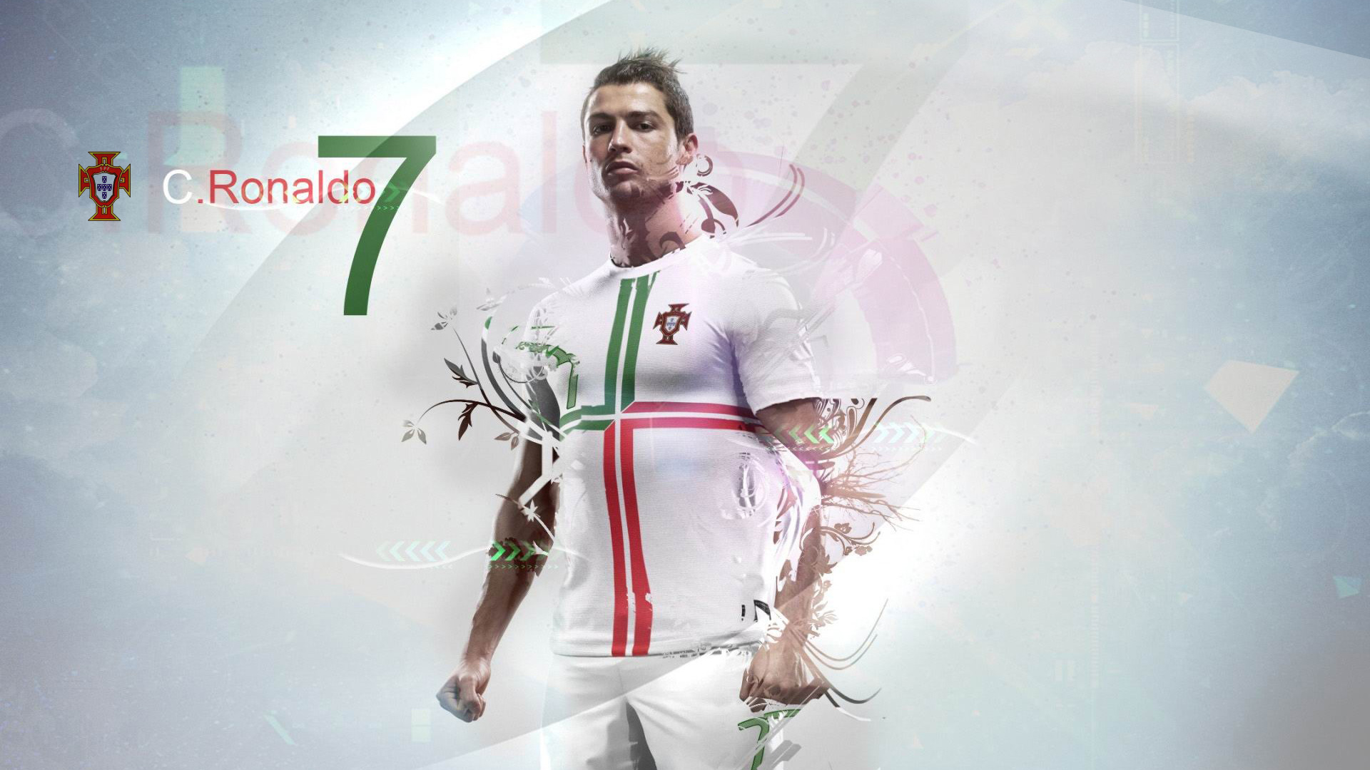 Cristiano Ronaldo Portugal Soccer Team Full HD Wallpaper 1080p