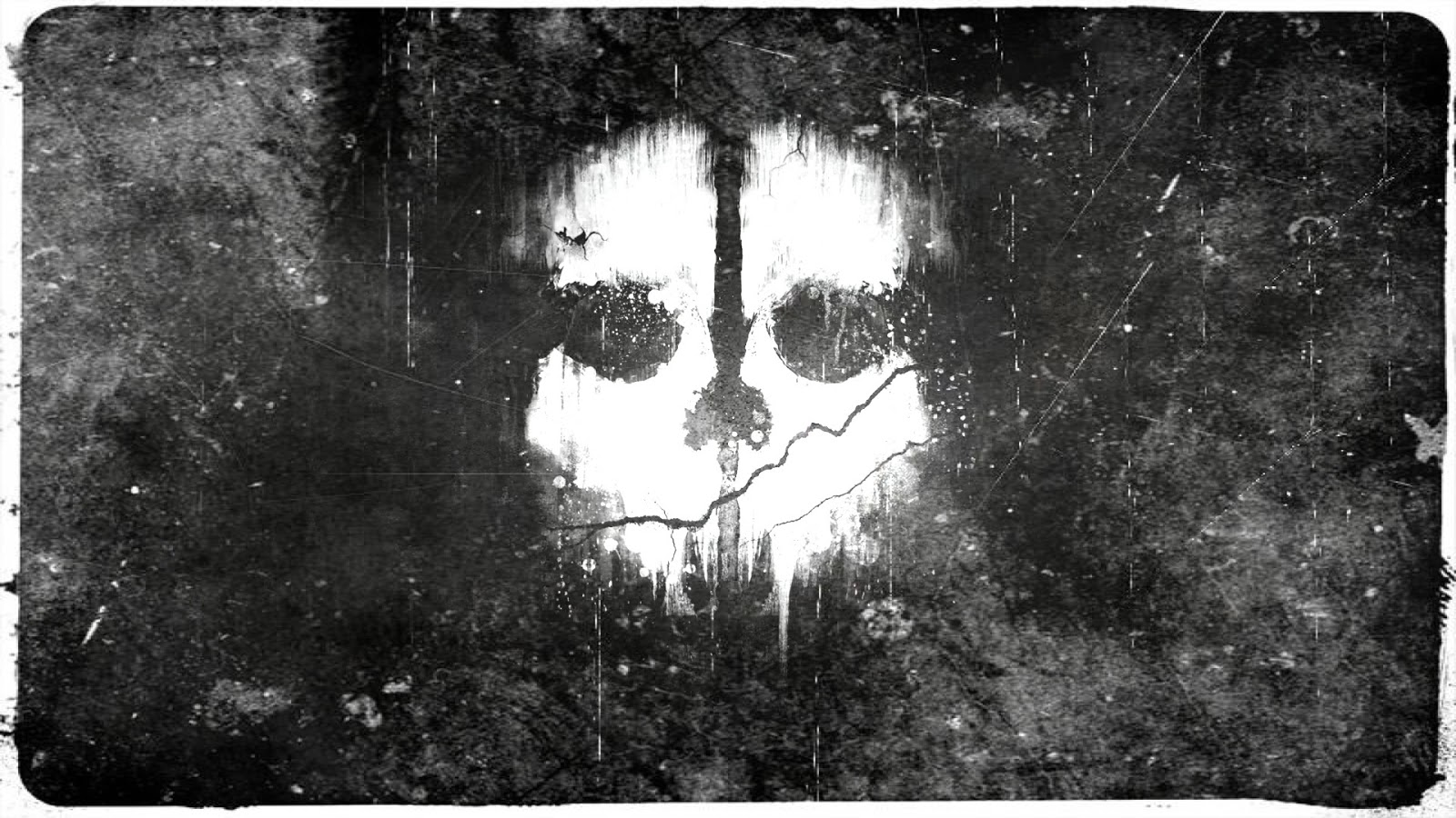 Call of Duty Ghost Skull Logo Video Game HD Wallpaper Desktop PC 1600x900