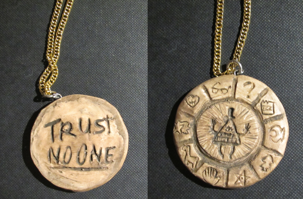 Gravity Falls Bill Cipher Wheel Necklace By Abstractalchemist709 On