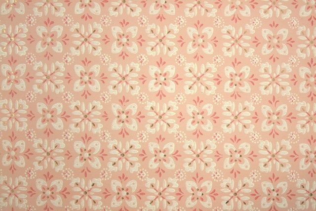 Pink Vintage Wallpaper Geometric