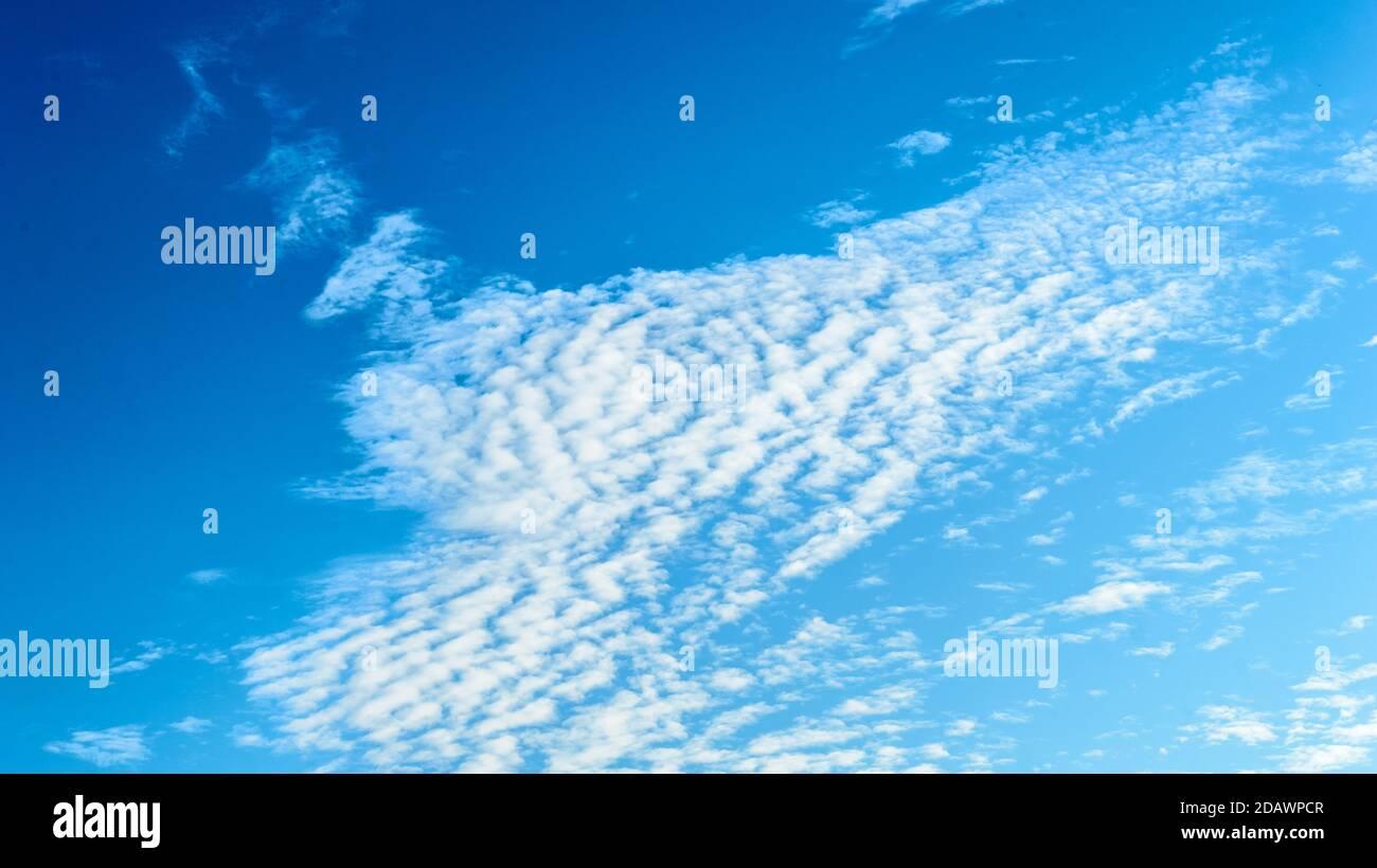 Cloudy Sky Background Blue Clouds Aesthetic