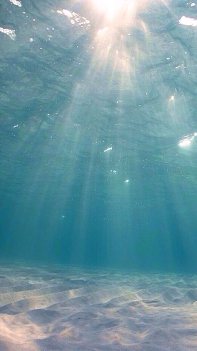 Sunlight Under The Water Wallpaper iPhone