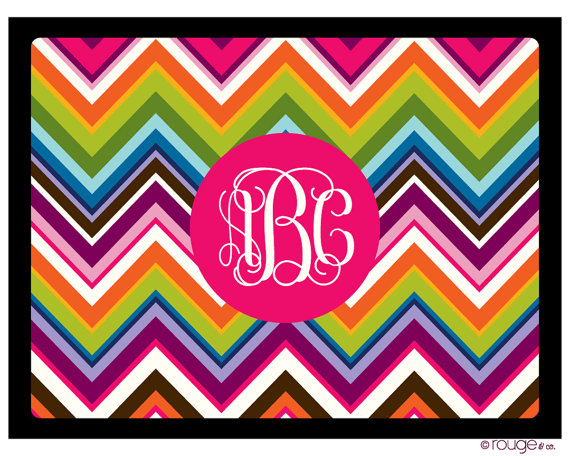 Pretty Sure This Was Made For Me Chevron And A Monogram Perfection