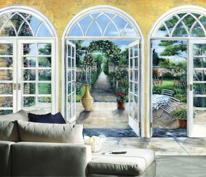 Wall murals Garden in Western Cape South Africa and Down the