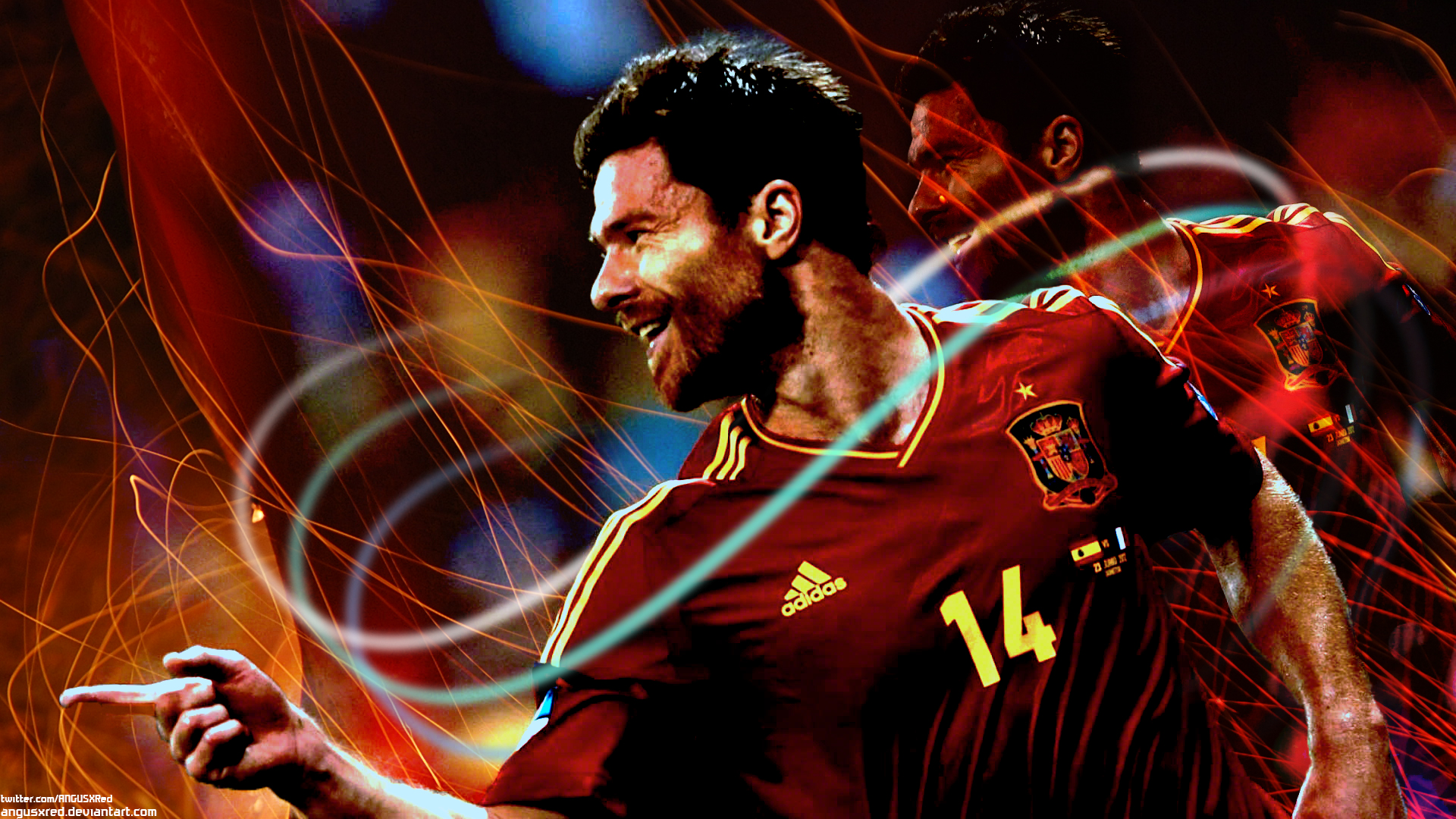 Xabi Alonso Spain Wallpaper HD Football