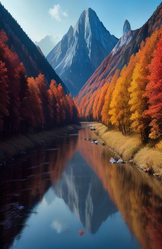 Red Nature Wallpaper