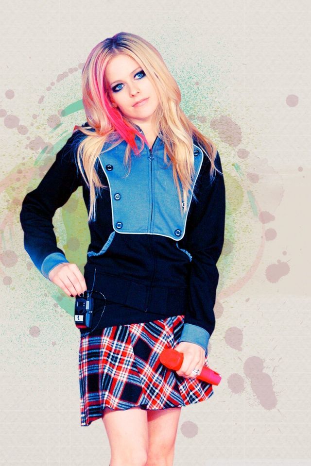 Avril Lavigne Mobile Wallpapers HD Phone Wallpapers Avril 640x960