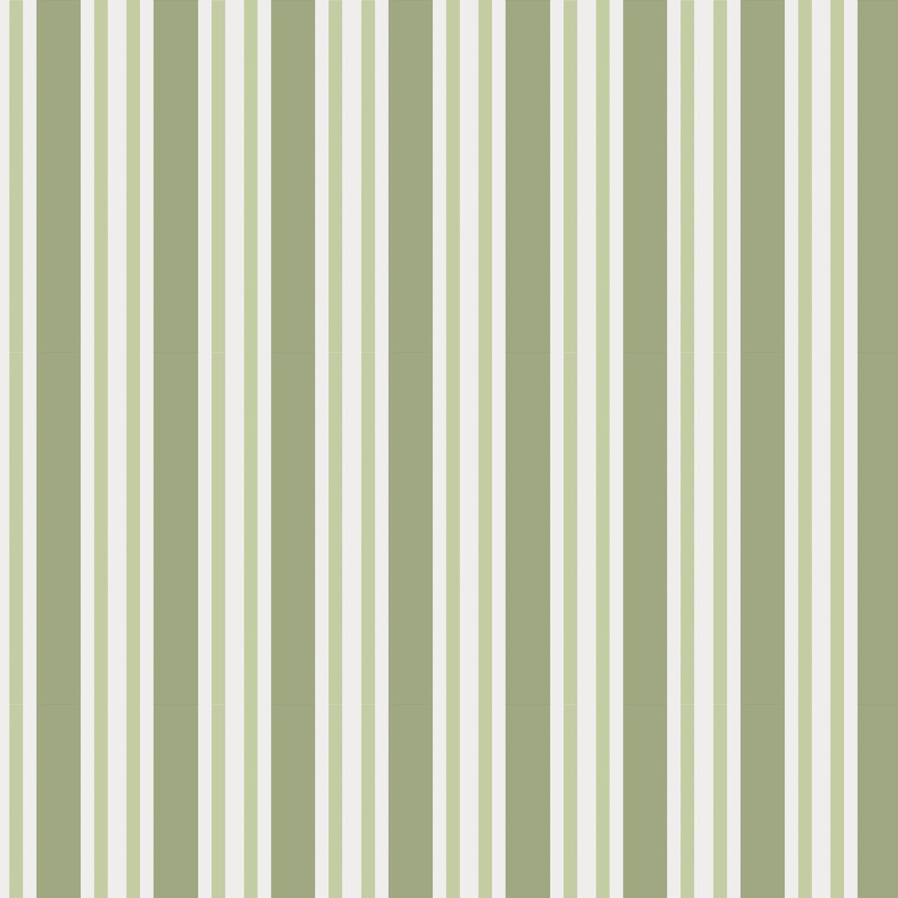 Polo Stripe by Cole Son   Leaf Green   Wallpaper Wallpaper Direct