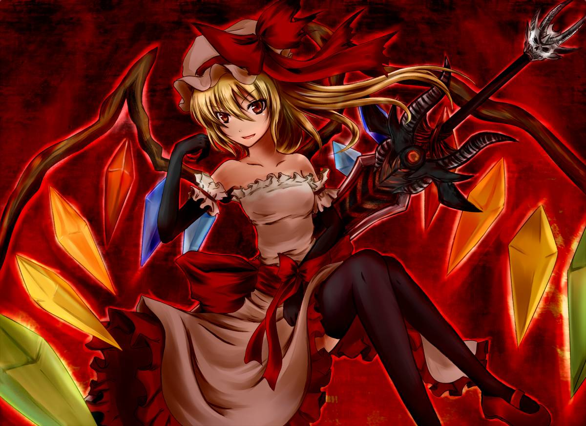 Flandre Scarlet A Wallpaper Of The Sister Remilia