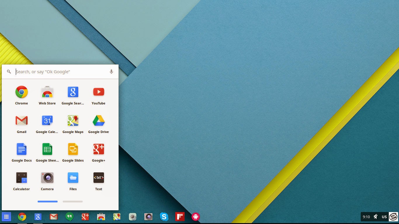 Chrome os рабочий стол