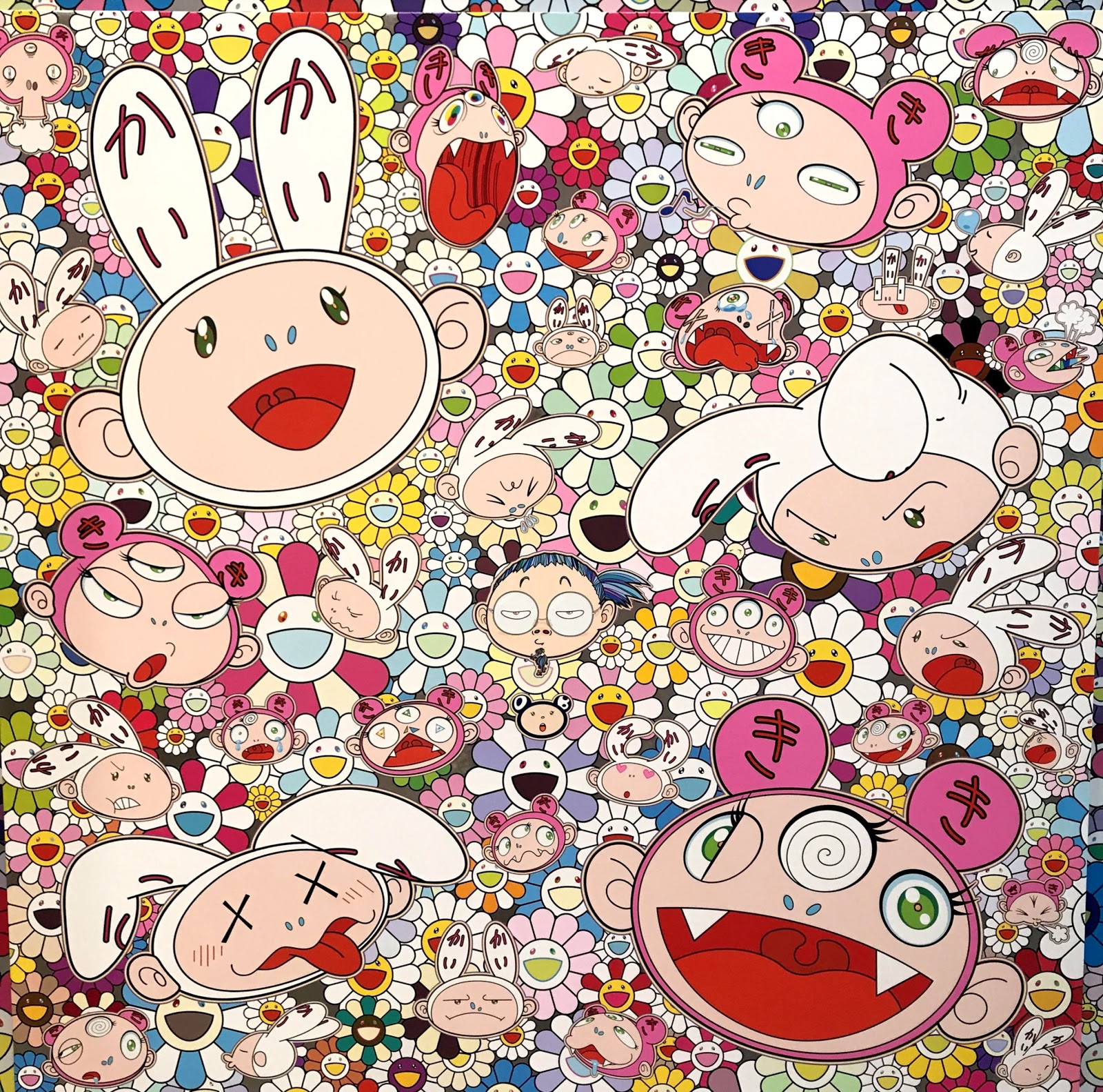 Takashi Murakami  Jellyfish Eyes Wallpaper  MutualArt