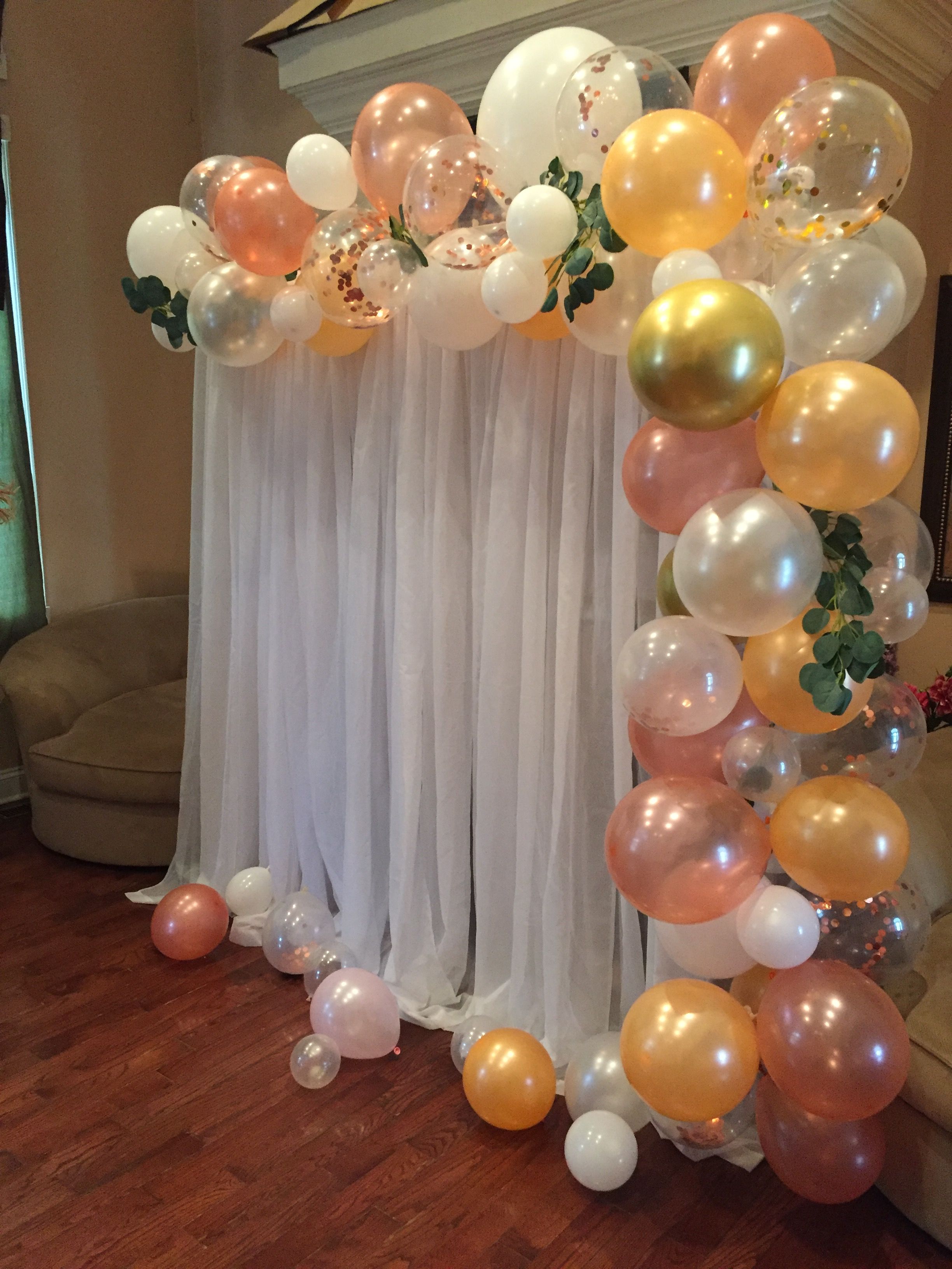 Andrea Escobar on Birthday Baby shower party decorations