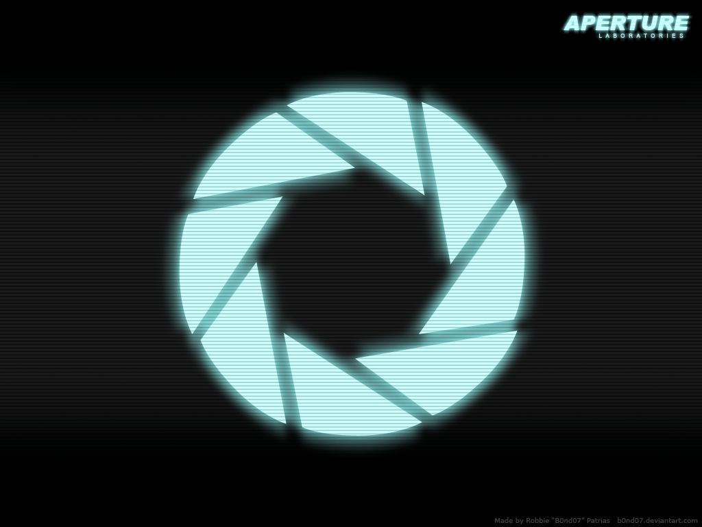 Aperture Science iPhone Wallpaper On