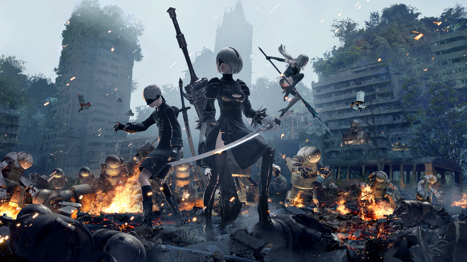 Free Download Mb9s 2b And Wallpaper From Nier Automata Gamepressurecom 19x1080 For Your Desktop Mobile Tablet Explore 31 Wallpaper Wallpaper