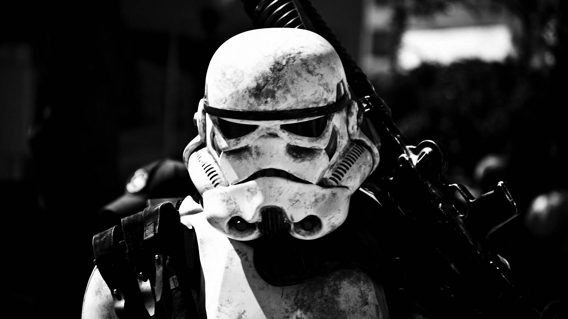 Star Wars Black And White Wallpaper On
