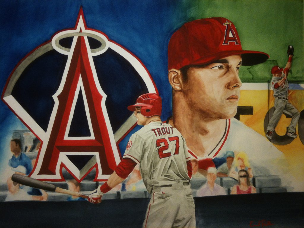 Mike Trout By Snakeeyes152