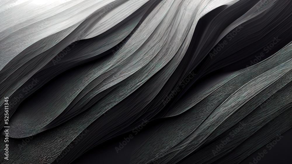 Black Textures Wallpaper Abstract 4k Background Silk Smooth