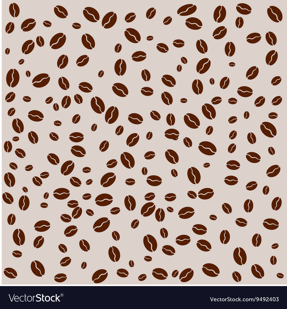 Background Filled With Coffee Beans Royalty Vector