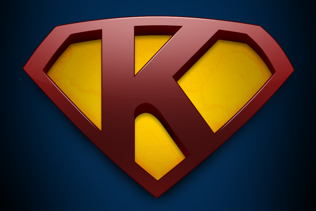 Superman With Letter K Wallpaper By Mirzaks