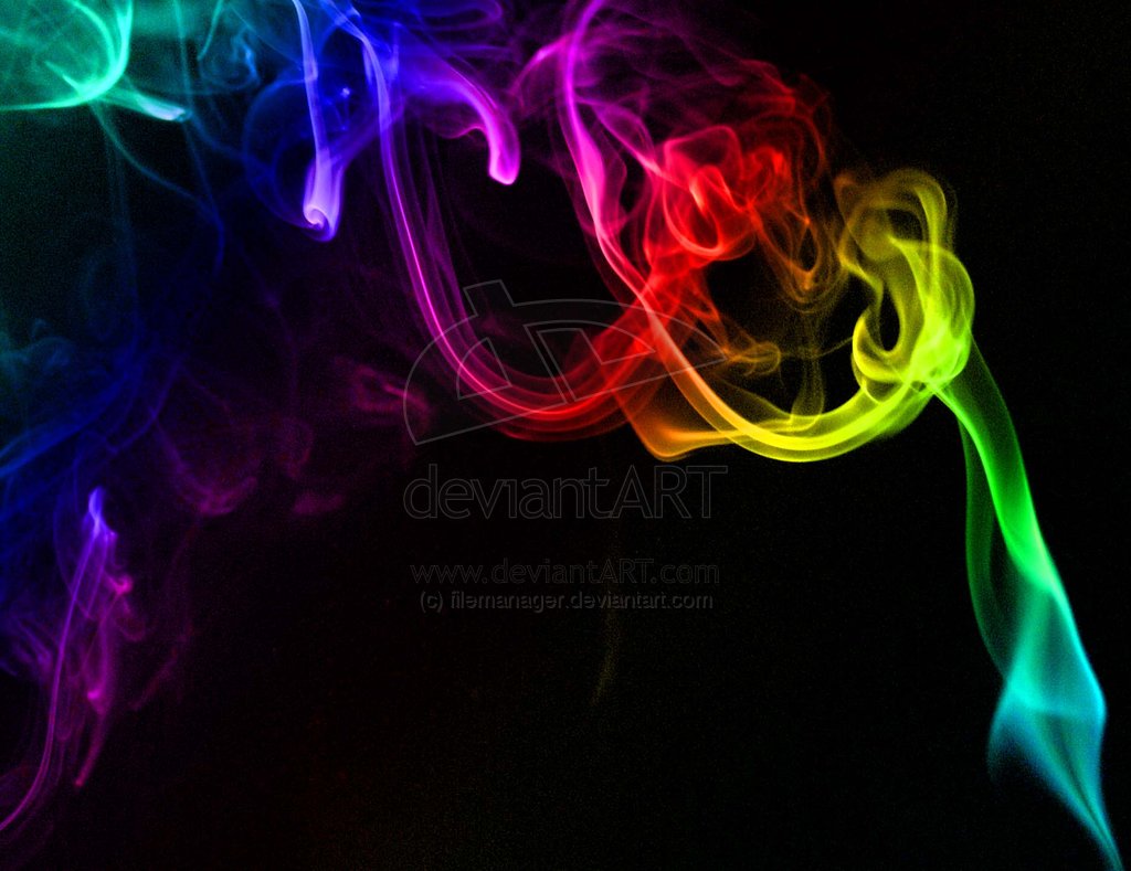 Colored Smoke Background By