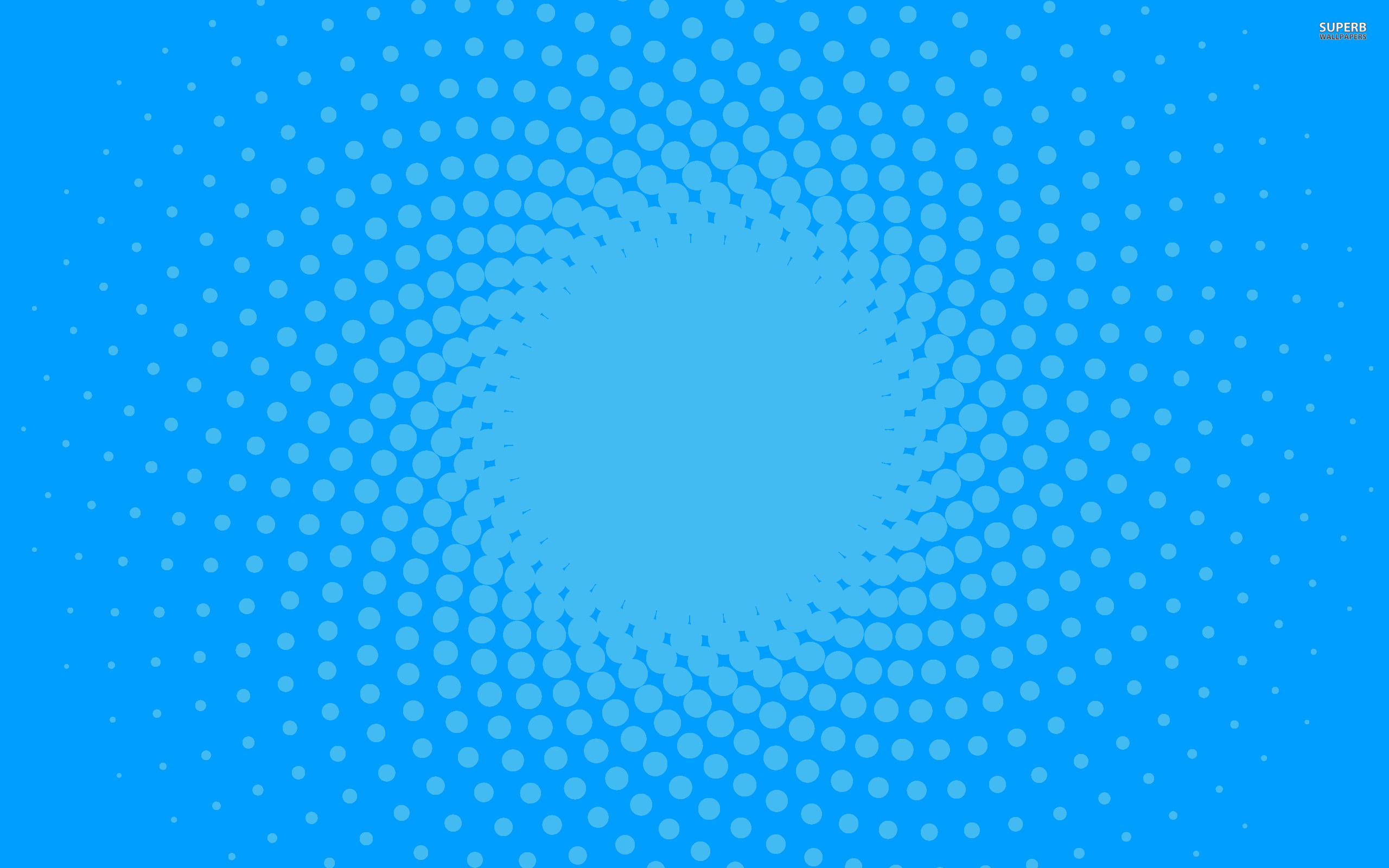 Blue Circle Wallpaper Zone