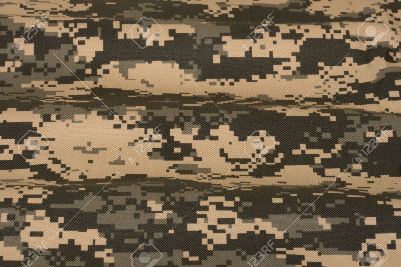 Army Universal Military Camuoflage Fabric Background Digital
