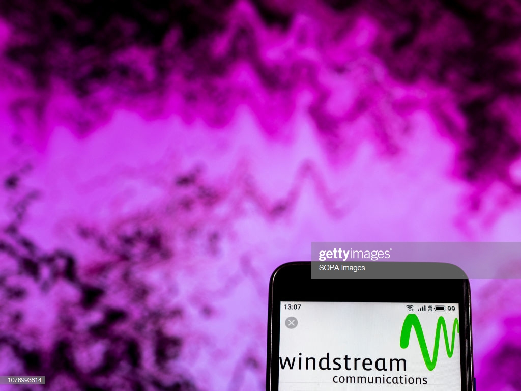In This Photo Illustration The Windstream Holdings Telephone