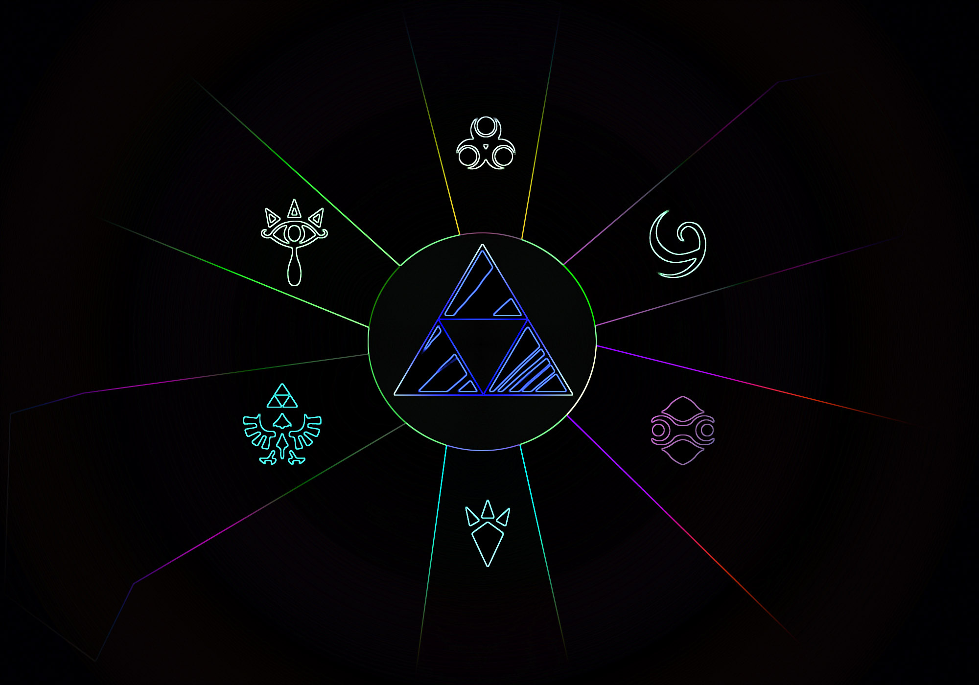 Triforce Video Game Wallpaper Background