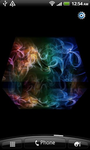 With An Amazing Favorite Colorful Smoke 3d Photo Cube Live Wallpaper