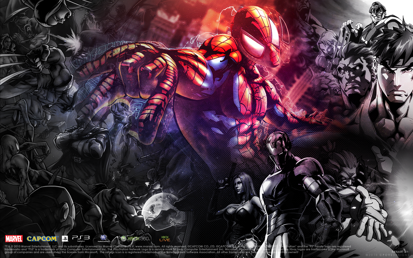 Marvel Vs Wallpaper By Cporsdesigns Fan Art Games