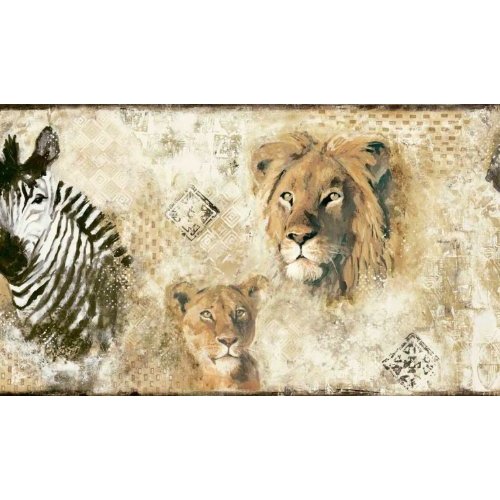 Free download Wild Kingdomn Jungle Animals Wallpaper Border Home