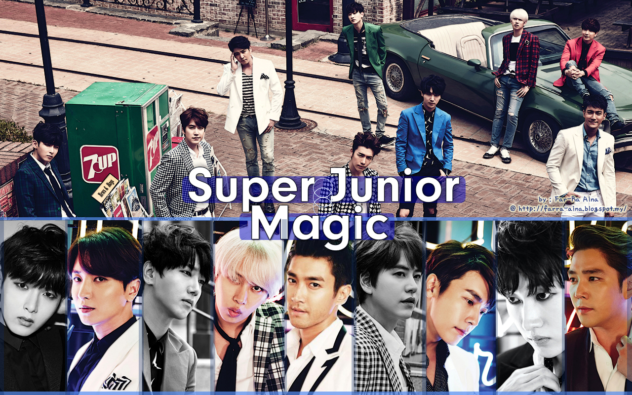 K Pop Lover Super Junior Magic Wallpaper