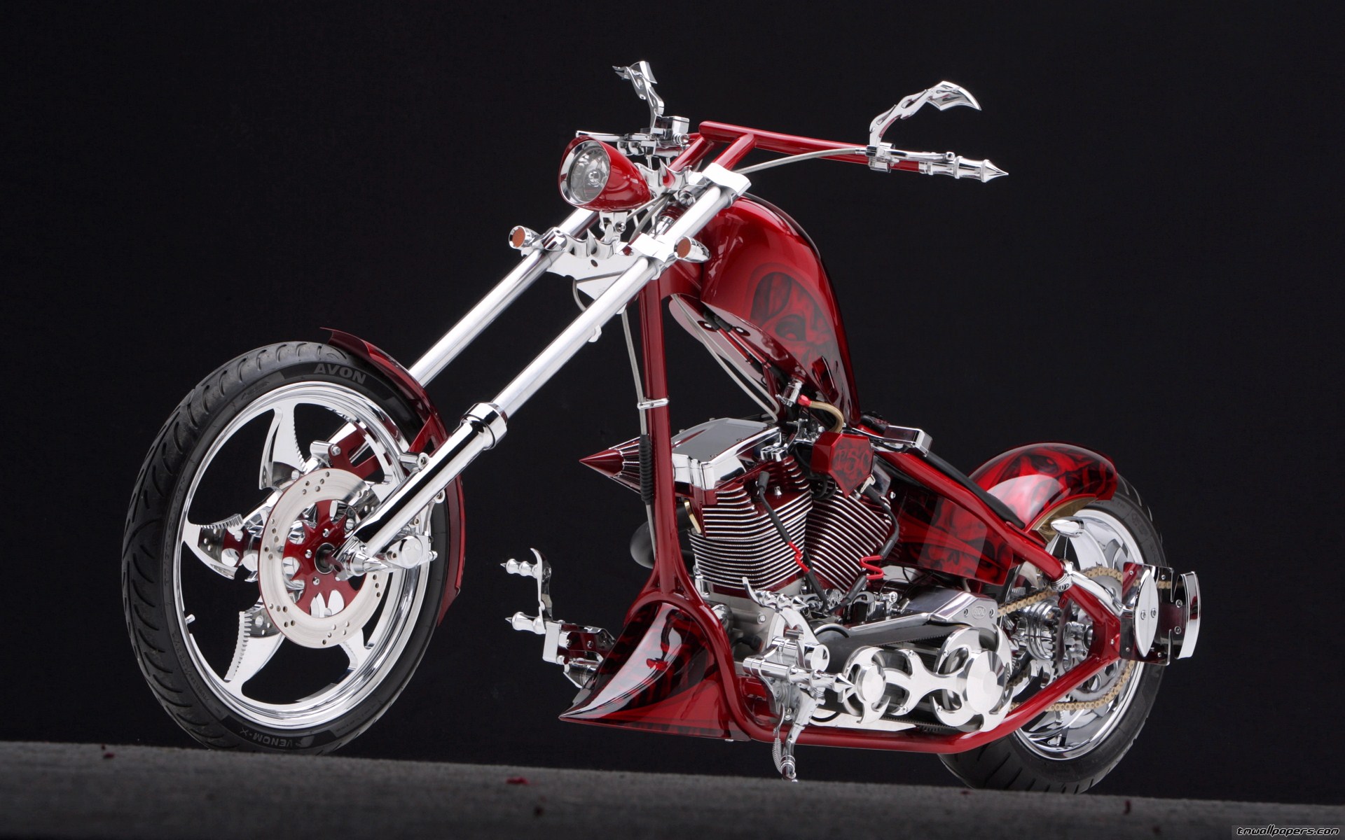 Harley Davidson Chopper Wallpaper Widescreen Bhstorm