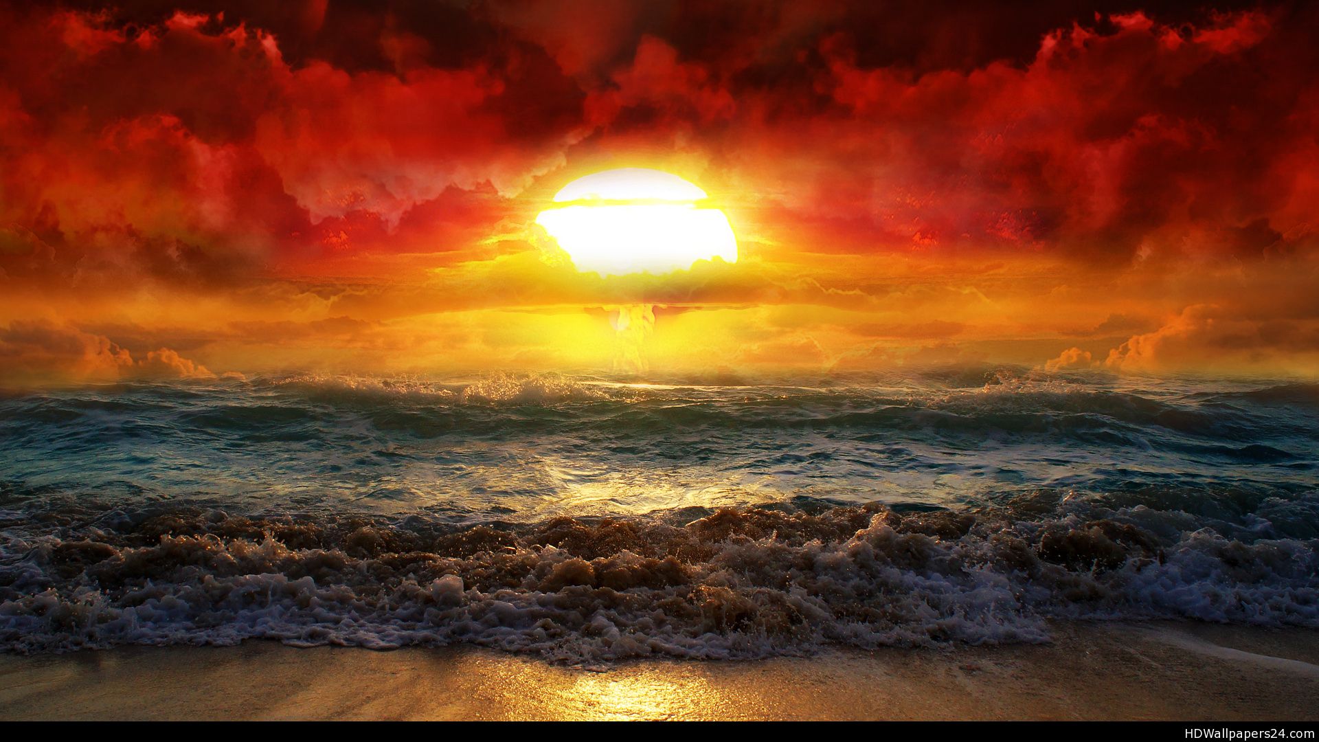 Sunrise Beach Desktop Background Image Pictures Becuo