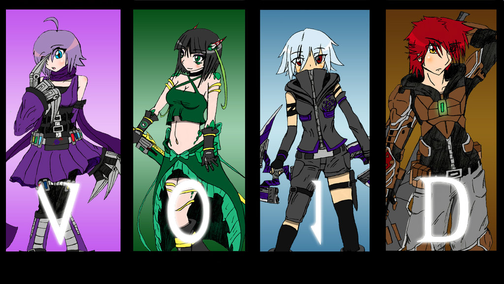 Rwby Oc Characters Team Void By Xengix008