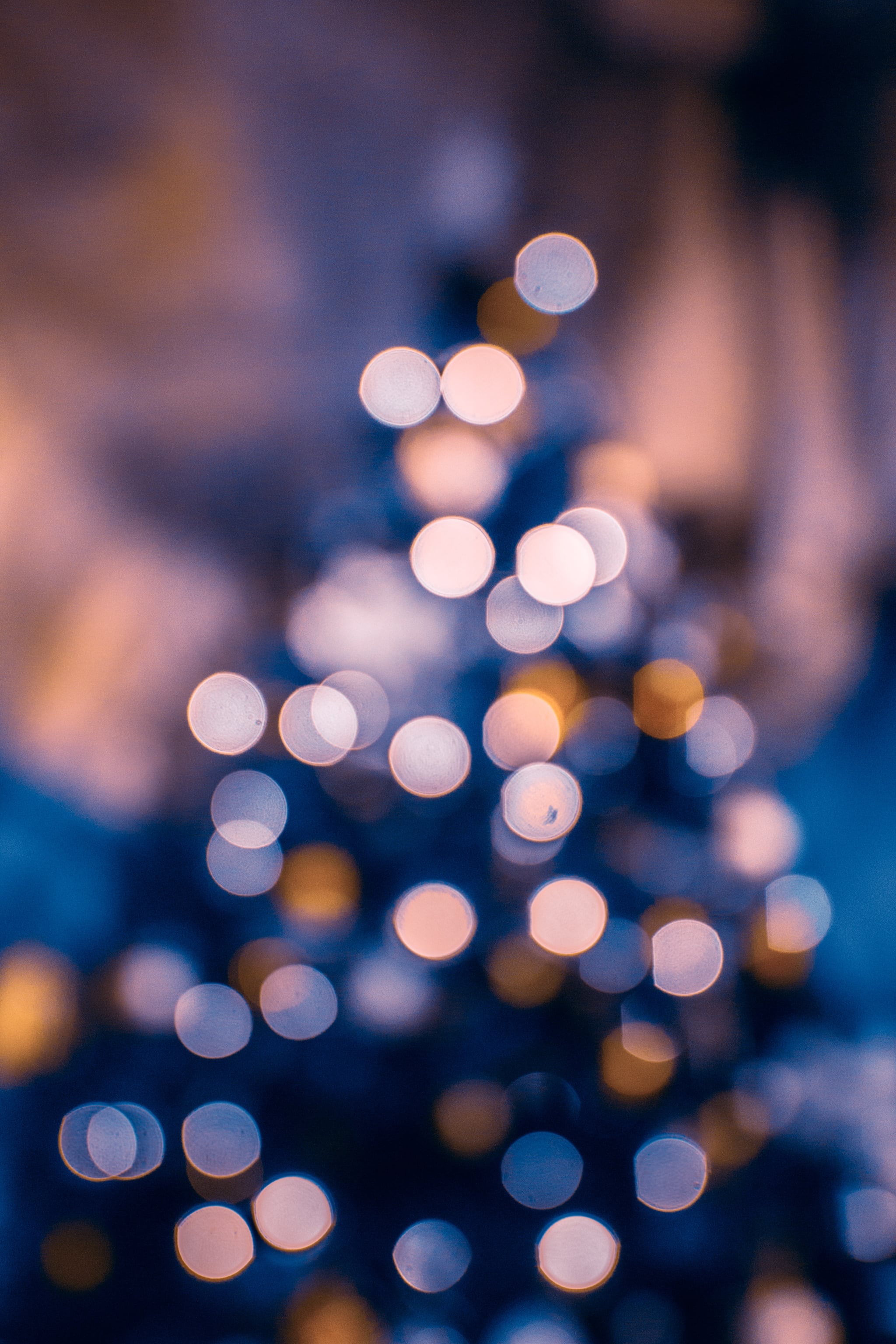 Christmas Tree Lights iPhone Wallpaper