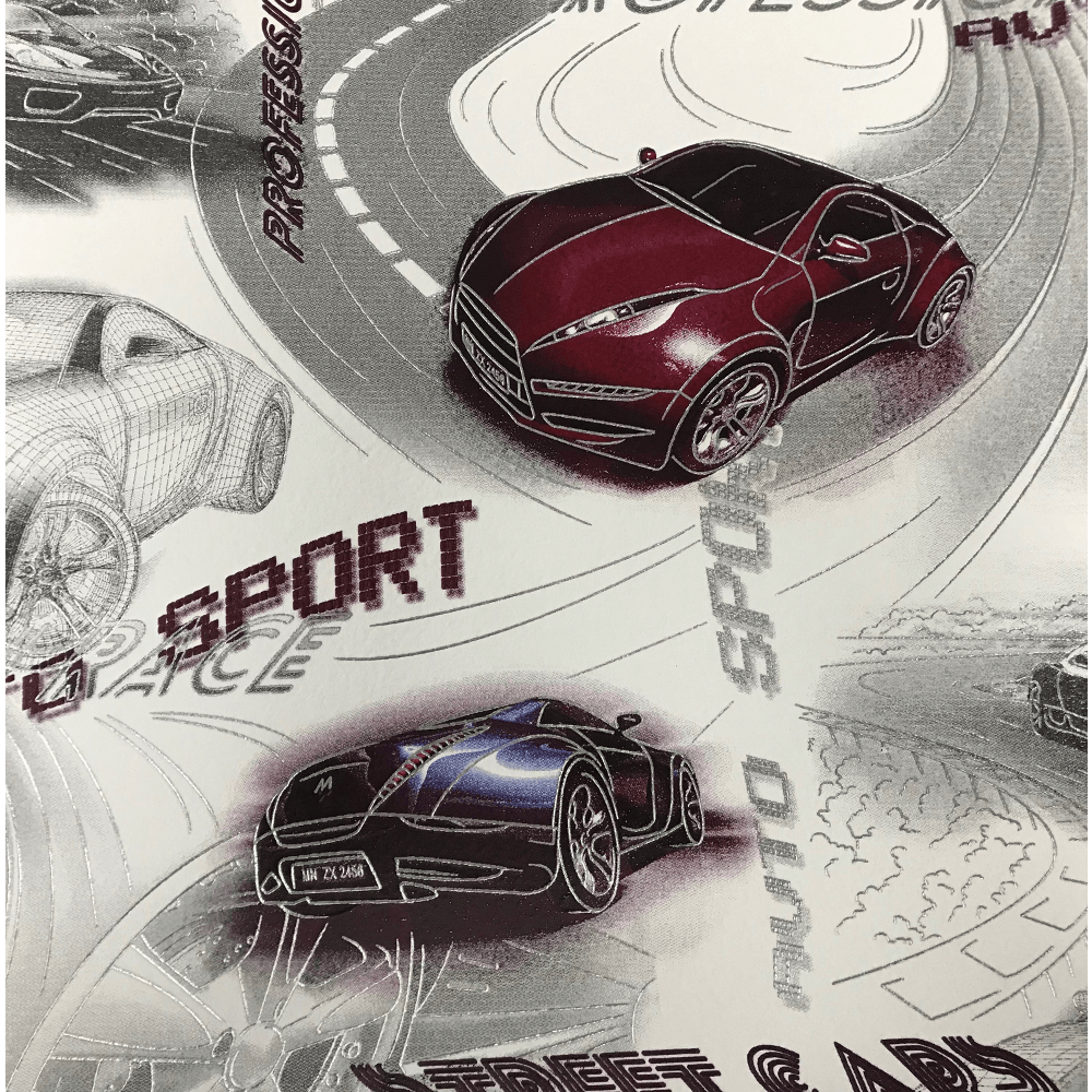 Erismann Street Cars Race Sports Car Boys Bedroom Wallpaper