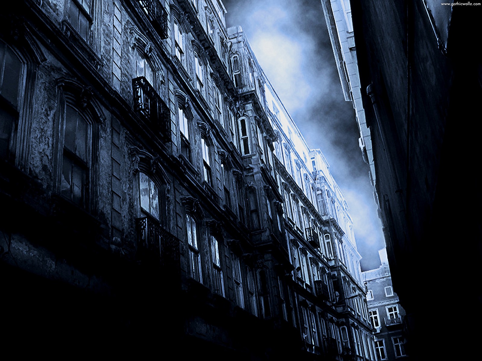 Dark Gothic City Wallpaper HD High