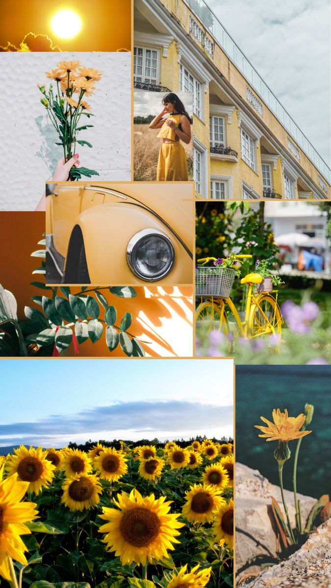 Yellow Aesthetic Phone Wallpaper