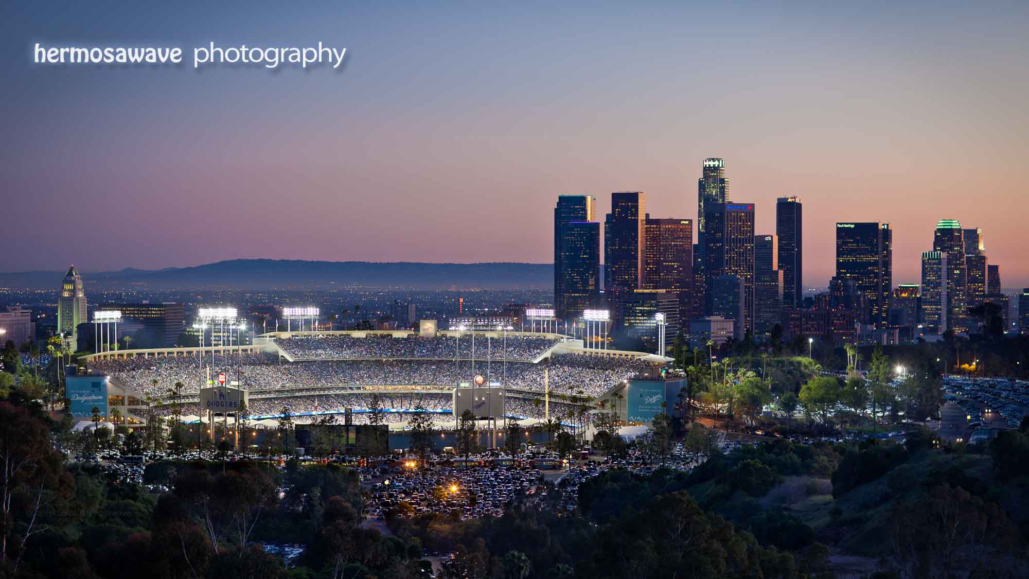 Dodger Stadium Wallpaper Downtown LA - WallpaperSafari