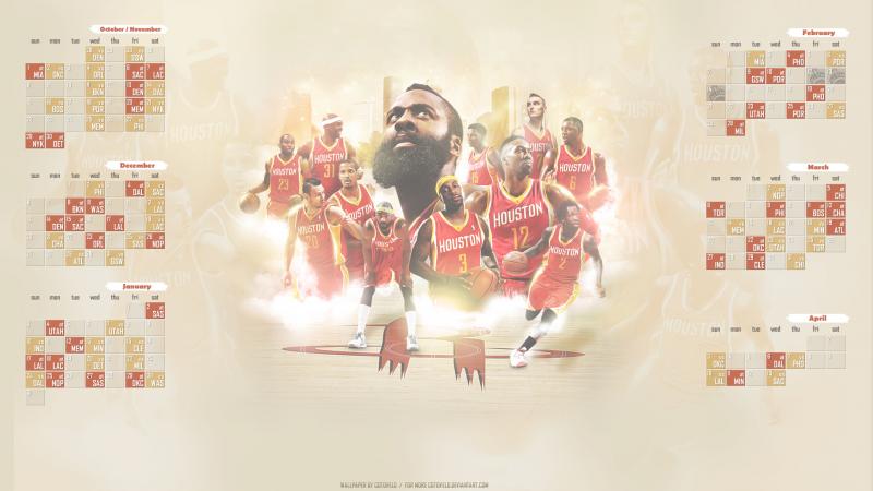 Houston Rockets Nba Season Schedule HD Wallpaper