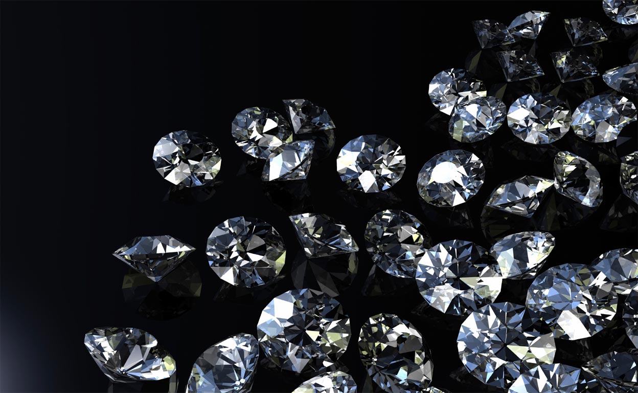 Diamonds Background By Siag Inc