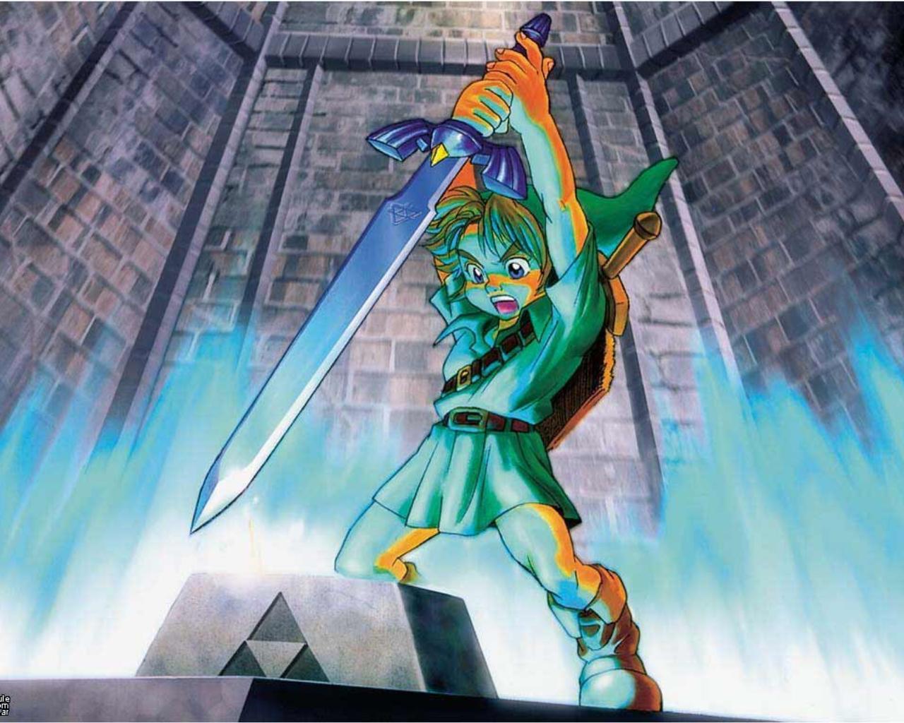 Zelda Ocarina of Time   Official Wallpapers Desktops Backgrounds 1280x1024