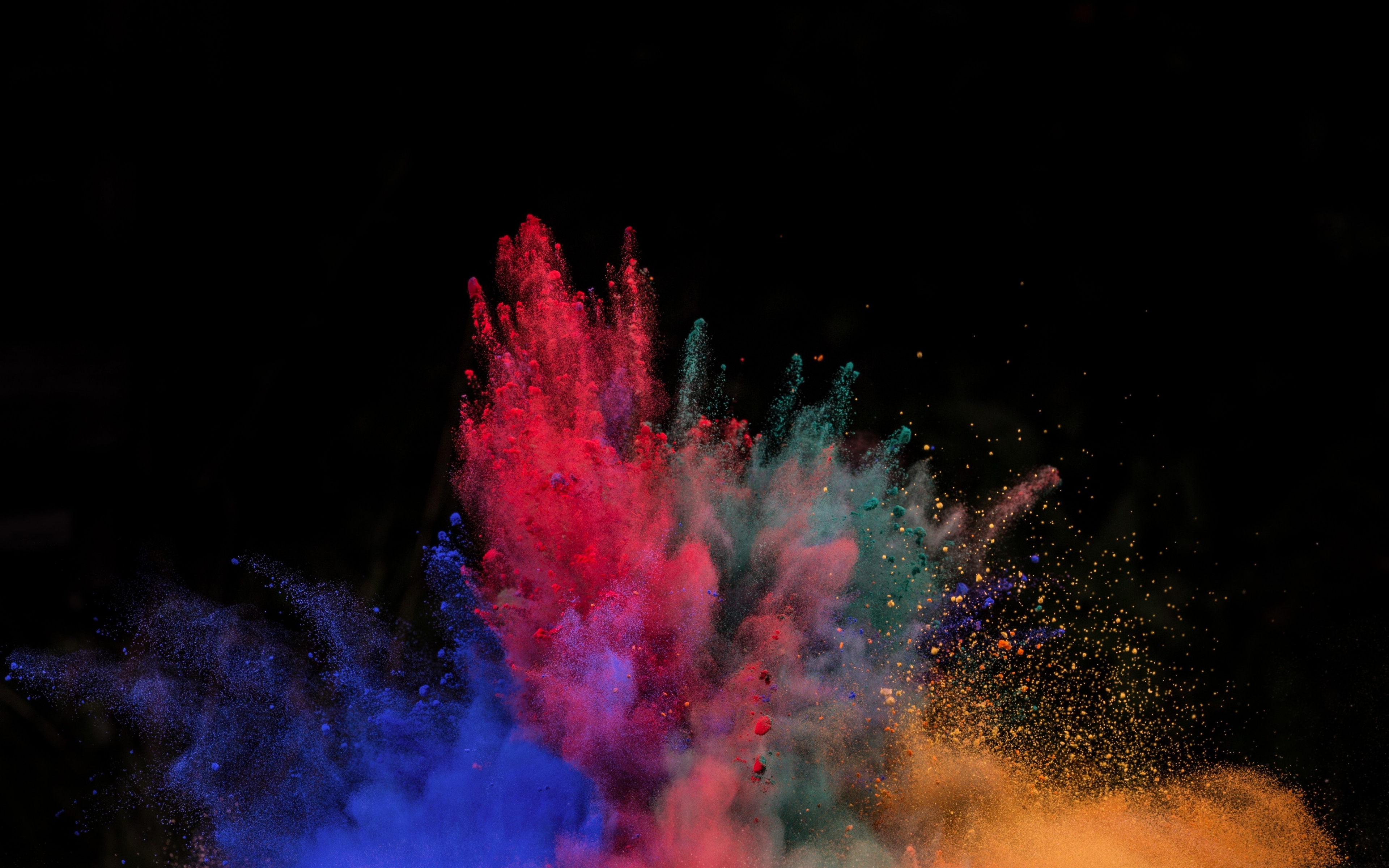 Color Explosion Powder S Blast Wallpaper