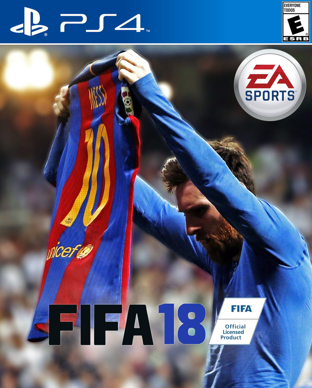 Fifa Messi Custom Cover Ps4 By Ricardorodrigues92 On