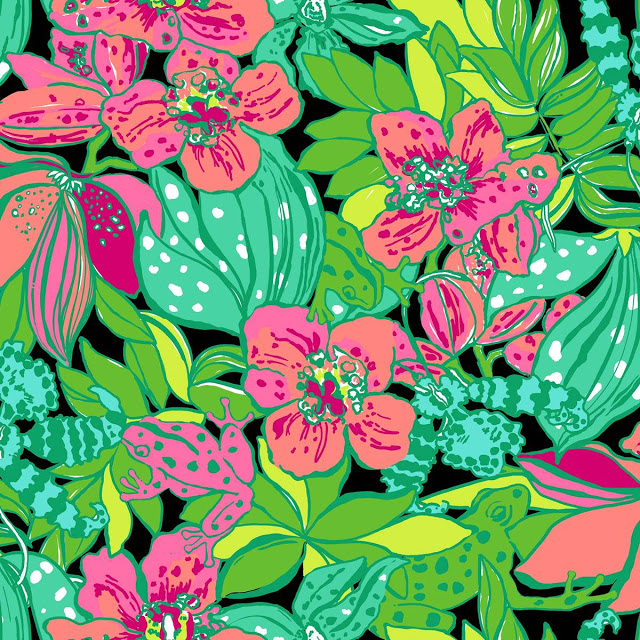Forty Weeks Bie Lilly Pulitzer Wallpaper Prints